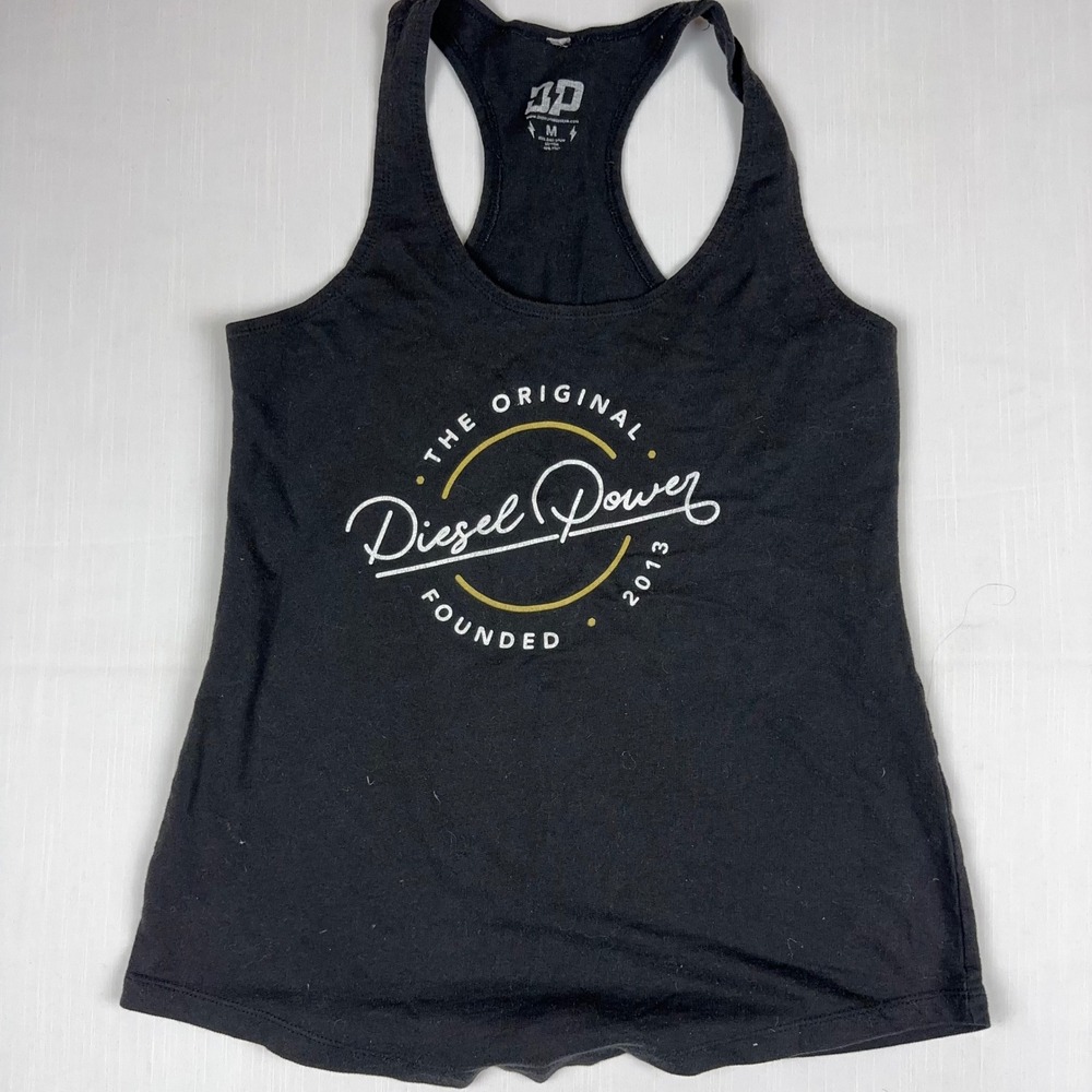 Diesel Power Gear The Original Founded 2013 Black Racerback Tank Top Womens M
